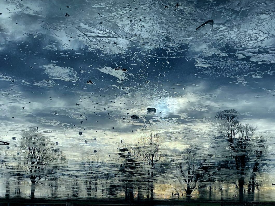 Sunset Winter Reflection